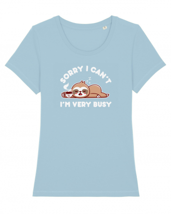 Busy Sloth Sky Blue