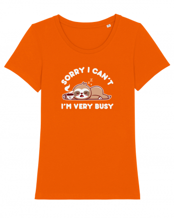 Busy Sloth Bright Orange