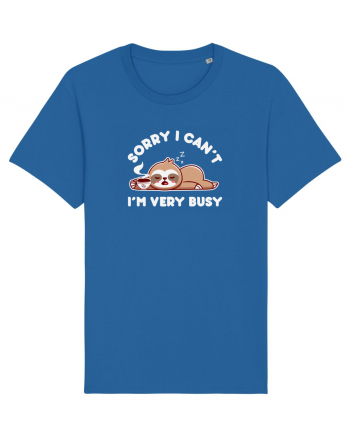 Busy Sloth Royal Blue