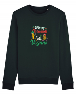 Merry Christmas Vegans Bluză mânecă lungă Unisex Rise