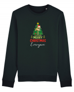 Christmas Cat Bluză mânecă lungă Unisex Rise