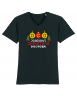 Obsessive Christmas Disorder Tricou mânecă scurtă guler V Bărbat Presenter