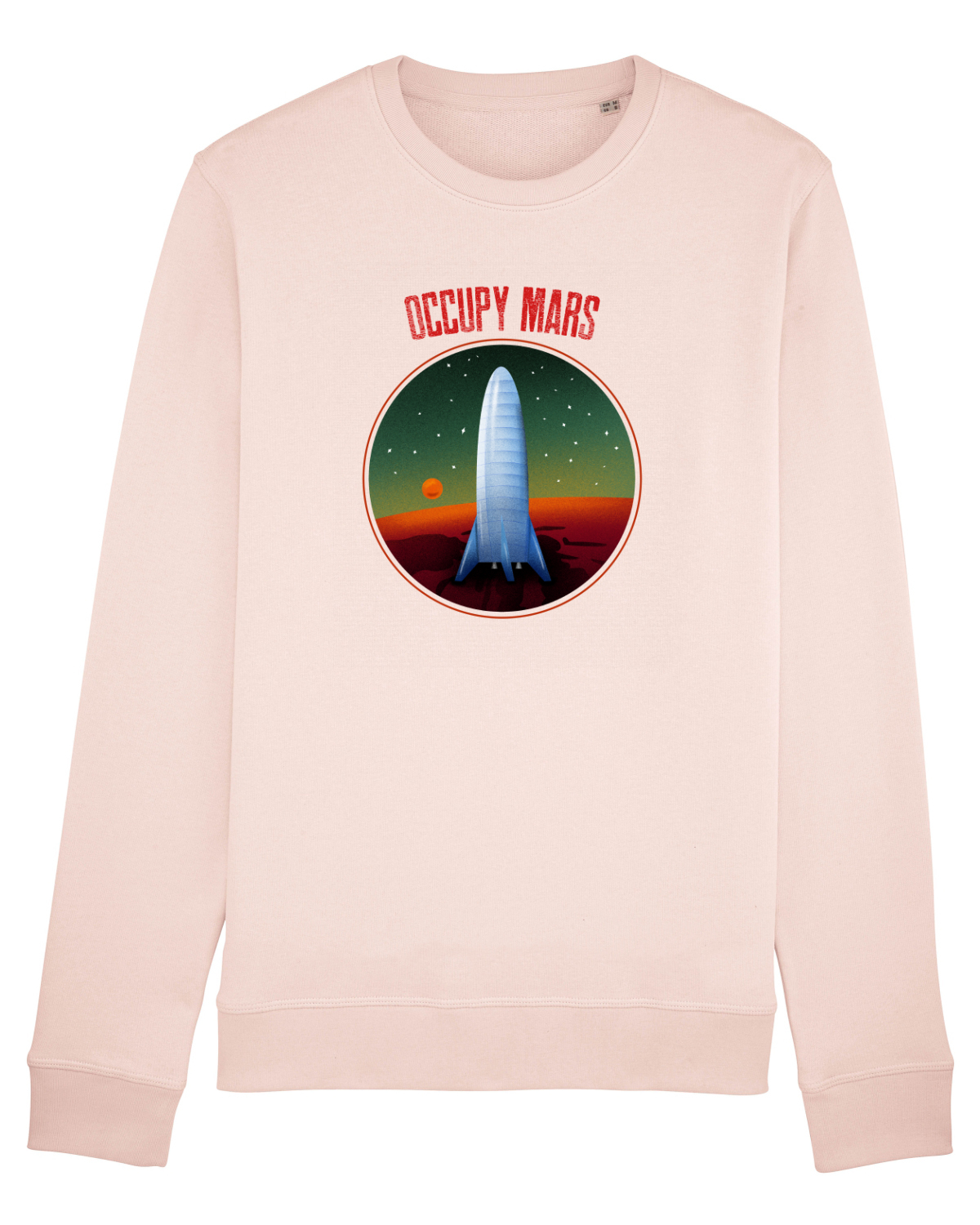 Bluză mânecă lungă Unisex Rise Candy Pink