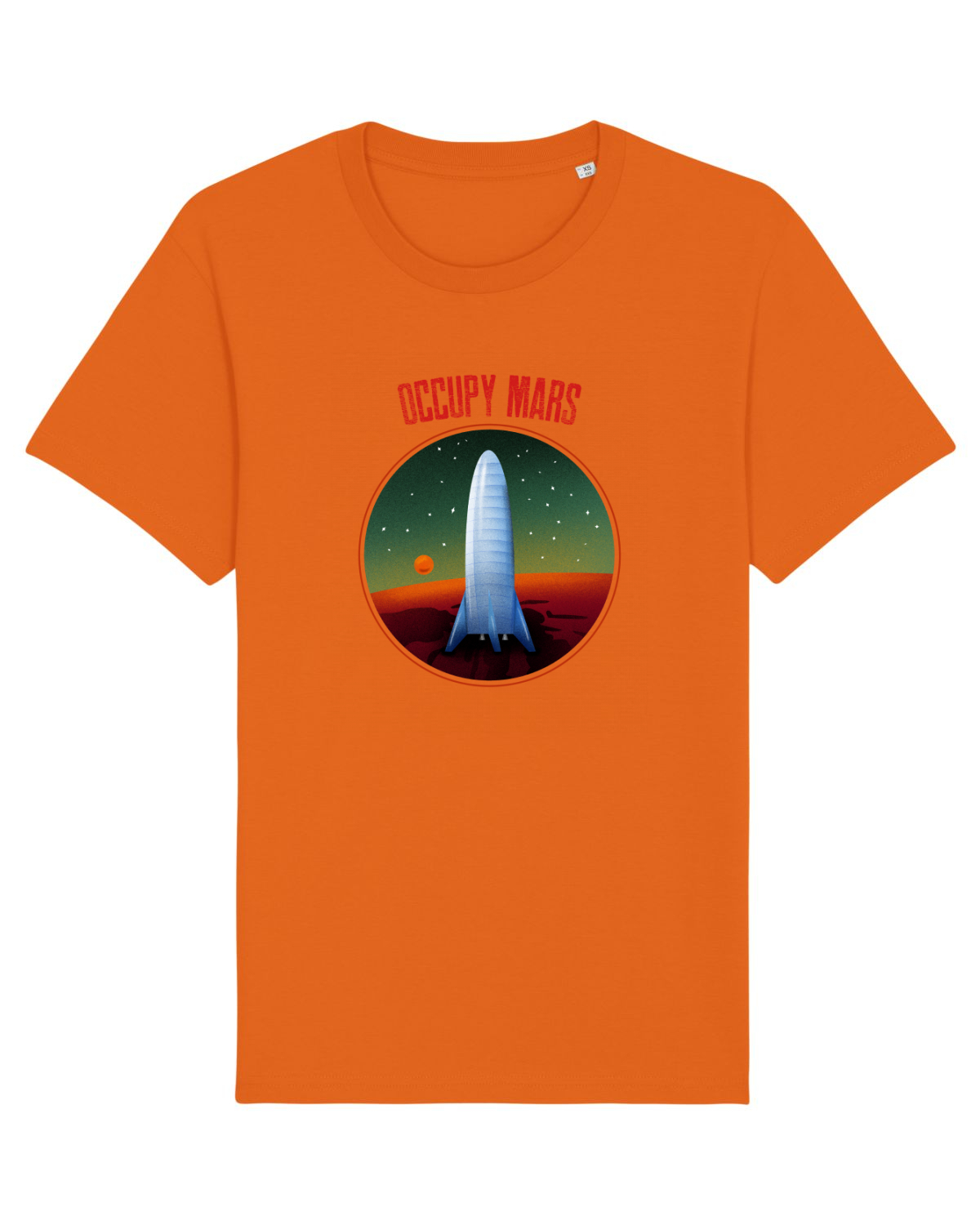 Tricou mânecă scurtă Unisex Rocker Bright Orange