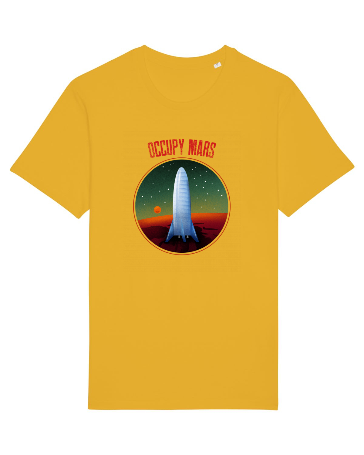 Tricou mânecă scurtă Unisex Rocker Spectra Yellow