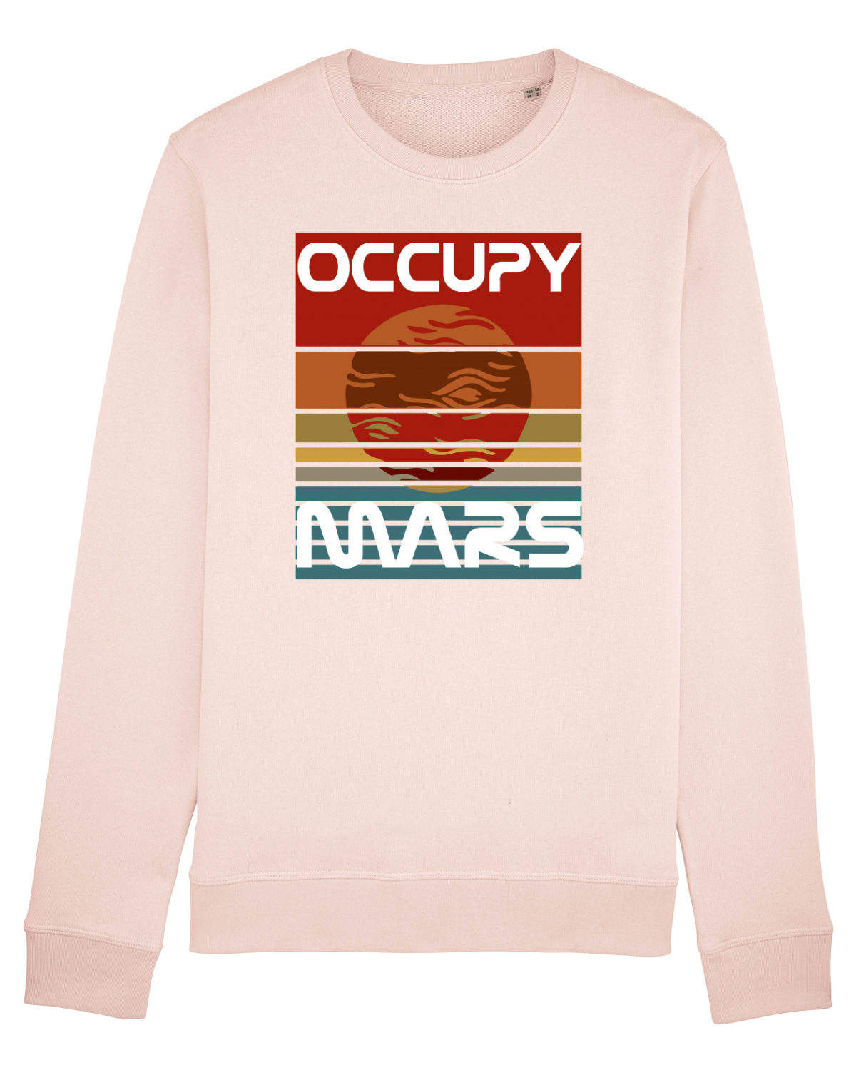 Bluză mânecă lungă Unisex Rise Candy Pink