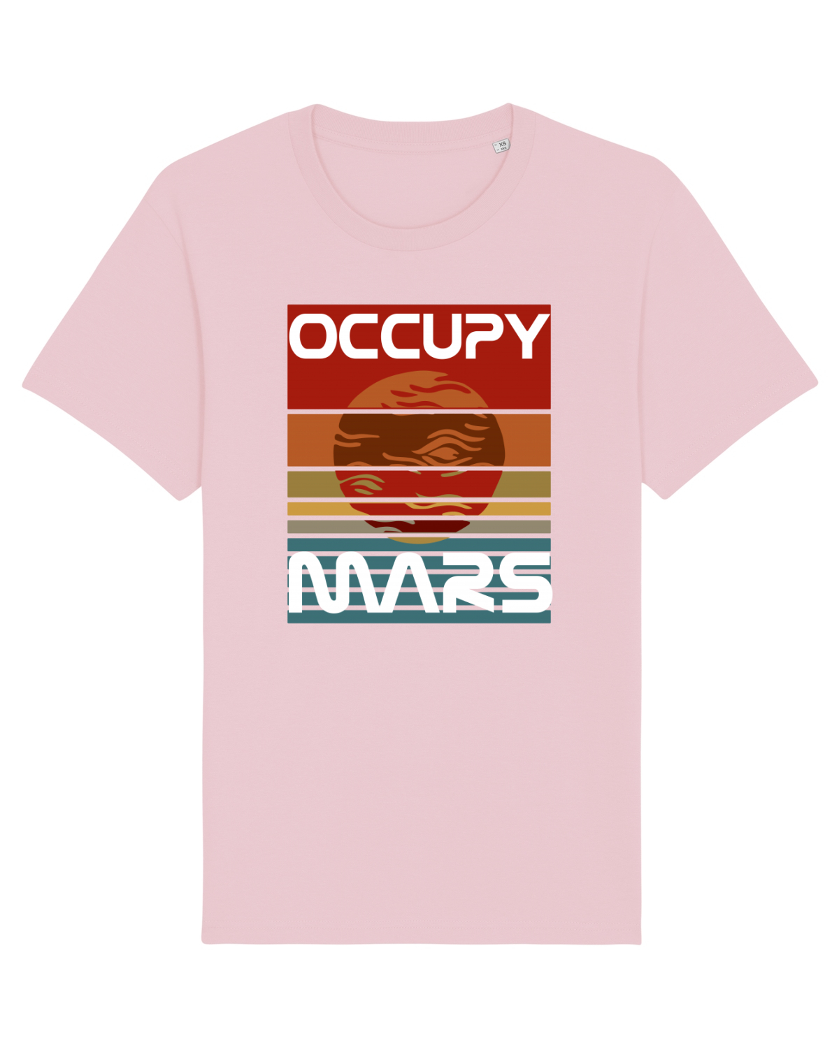 Tricou mânecă scurtă Unisex Rocker Cotton Pink