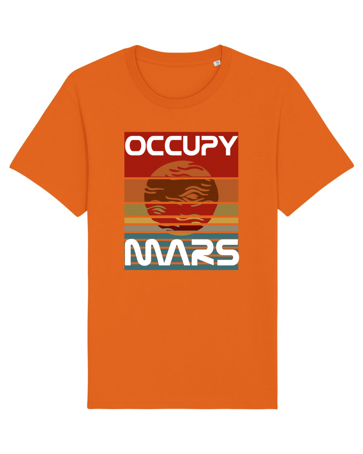 Tricou mânecă scurtă Unisex Rocker Bright Orange