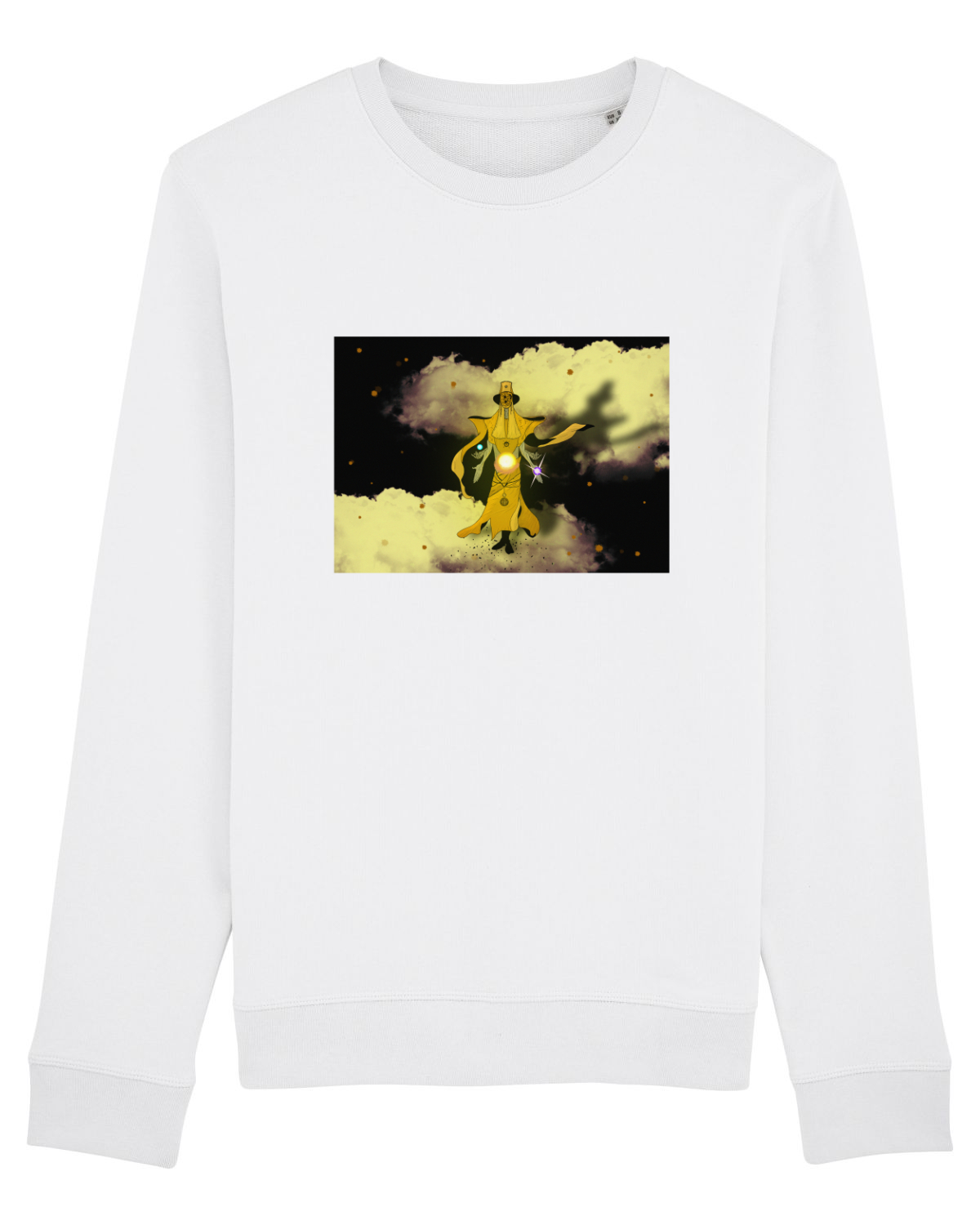 Bluză mânecă lungă Unisex Rise White