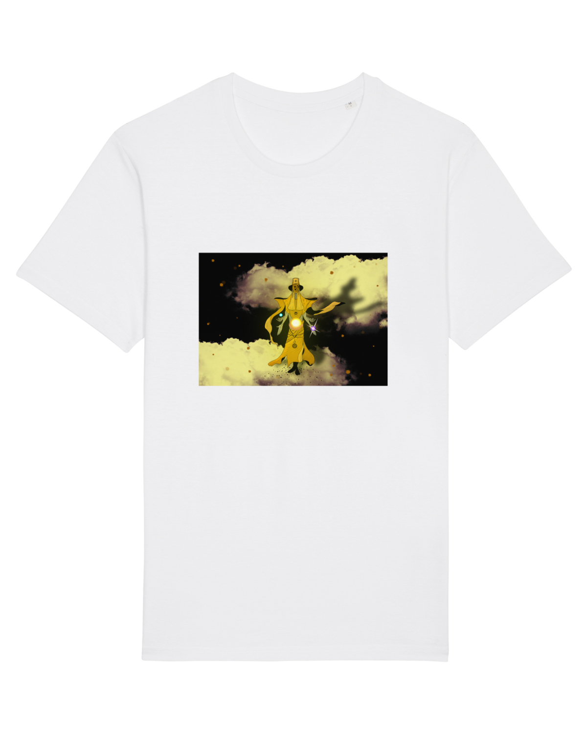 Tricou mânecă scurtă Unisex Rocker White