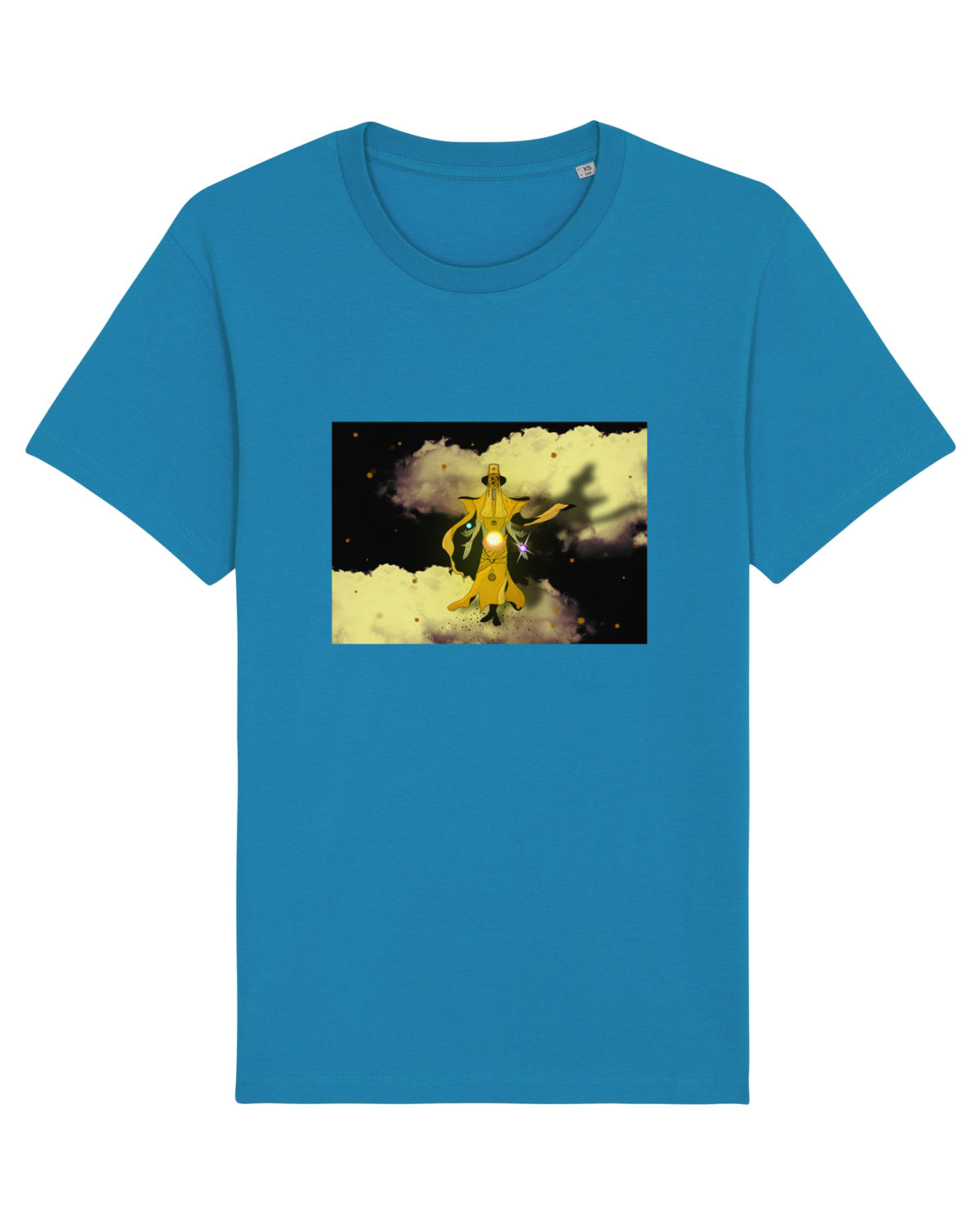 Tricou mânecă scurtă Unisex Rocker Azur