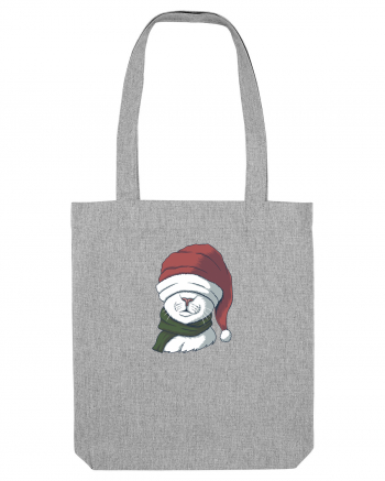 Santa Cat Heather Grey