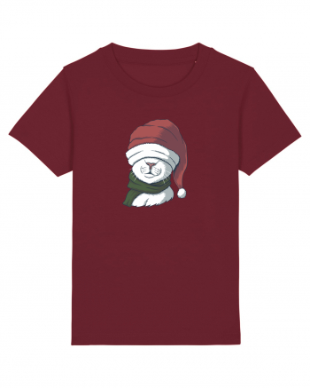 Santa Cat Burgundy