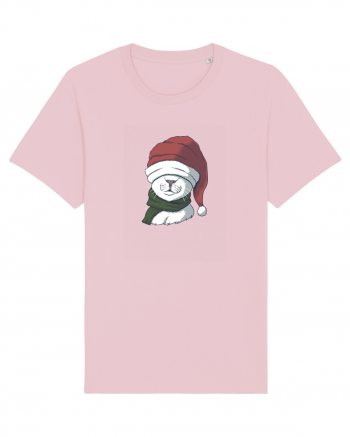 Santa Cat Cotton Pink