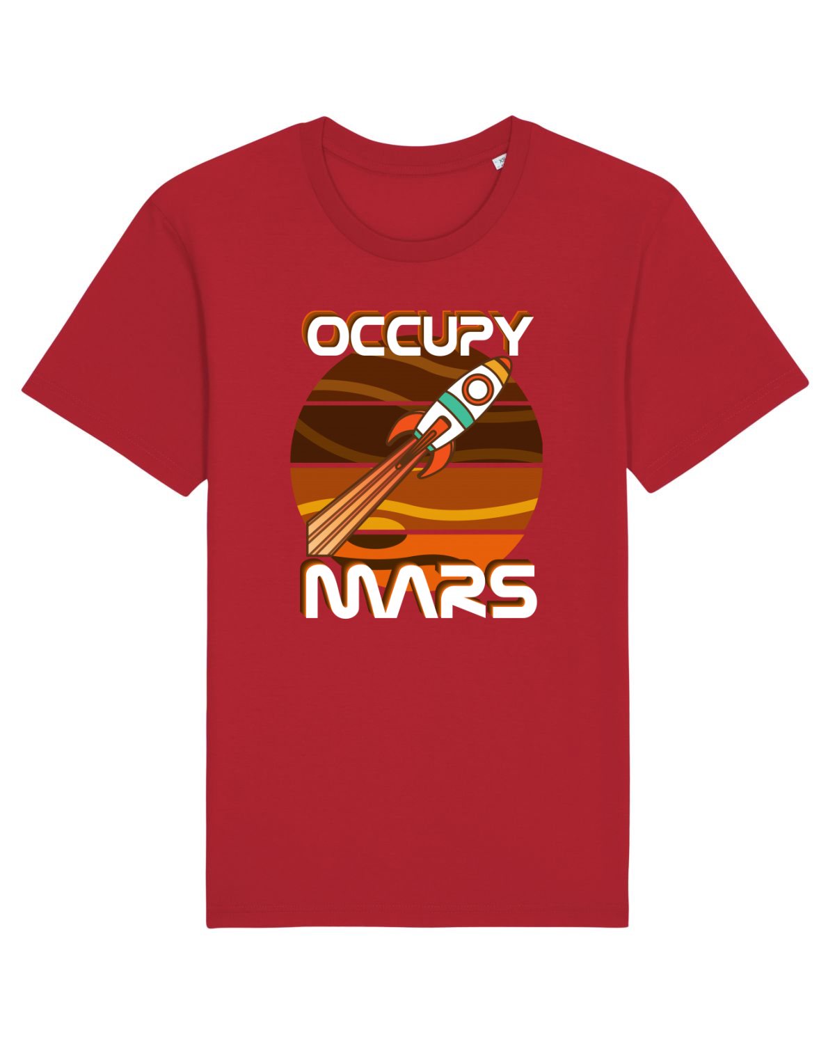 Tricou mânecă scurtă Unisex Rocker Red