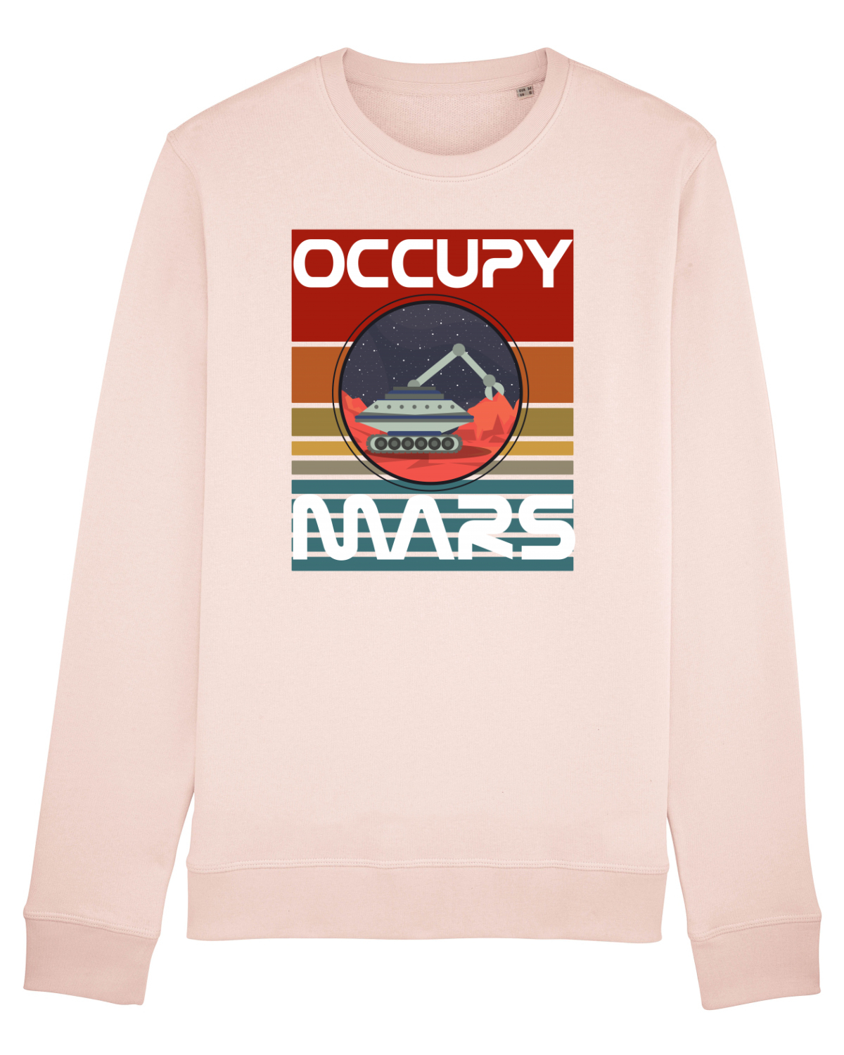 Bluză mânecă lungă Unisex Rise Candy Pink