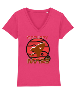 OCCUPY MARS Tricou mânecă scurtă guler V Damă Evoker