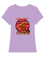 OCCUPY MARS Tricou mânecă scurtă guler larg fitted Damă Expresser