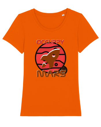 OCCUPY MARS Bright Orange