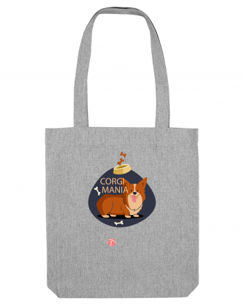 Corgi Mania Heather Grey