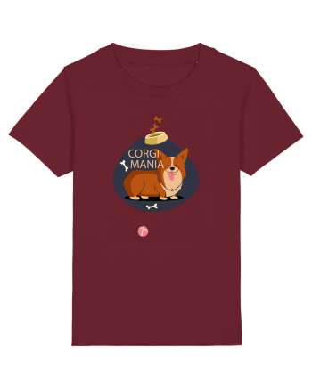 Corgi Mania Burgundy