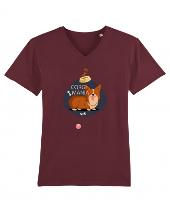 Corgi Mania Burgundy