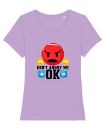 Don't Angry Me Tricou mânecă scurtă guler larg fitted Damă Expresser