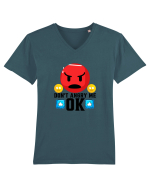 Don't Angry Me Tricou mânecă scurtă guler V Bărbat Presenter
