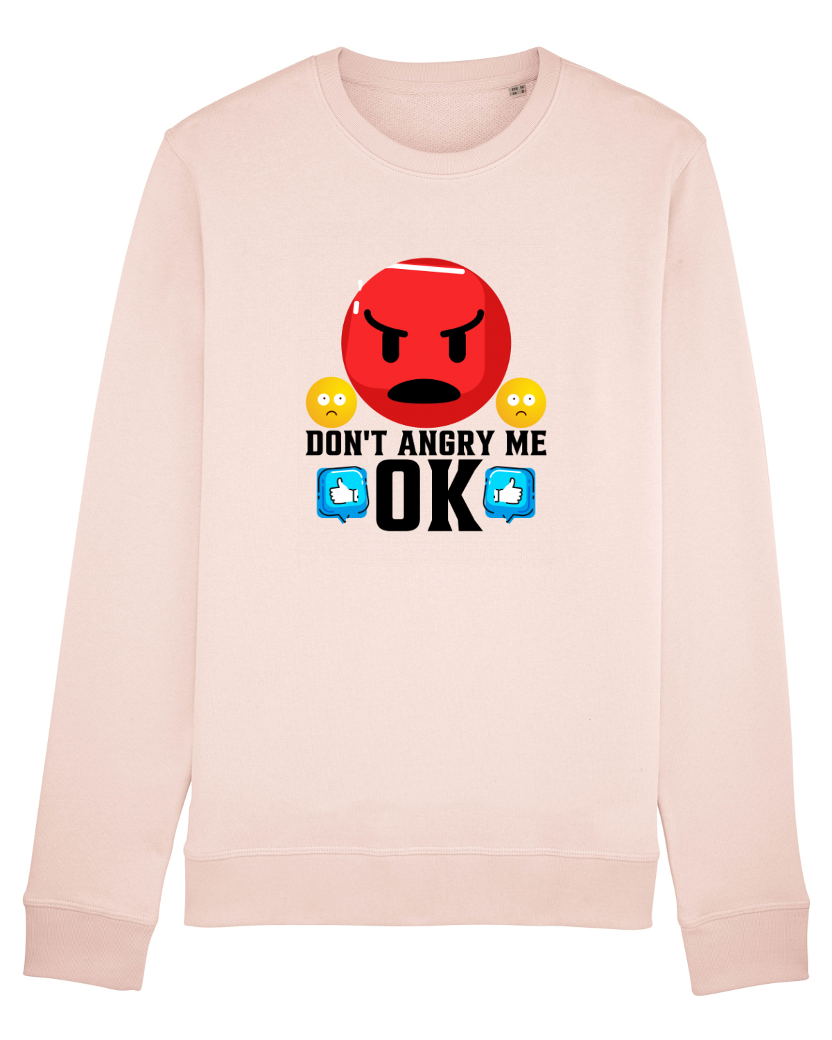 Bluză mânecă lungă Unisex Rise Candy Pink