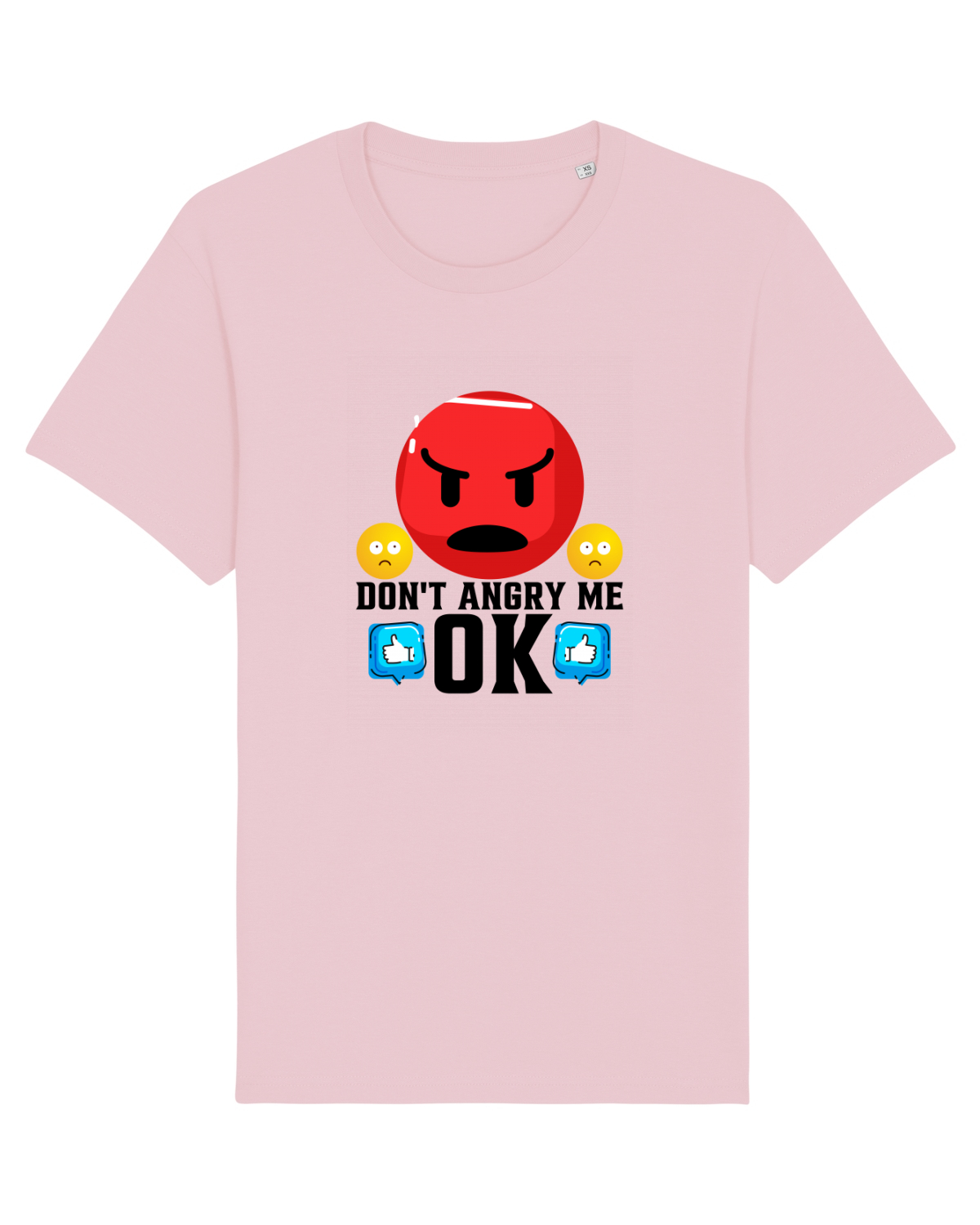 Tricou mânecă scurtă Unisex Rocker Cotton Pink