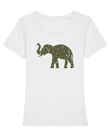 Camo Elephant White
