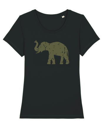 Camo Elephant Black