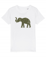 Camo Elephant Tricou mânecă scurtă  Copii Mini Creator