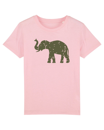 Camo Elephant Cotton Pink
