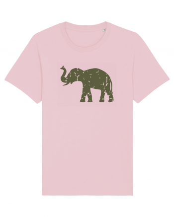 Camo Elephant Cotton Pink