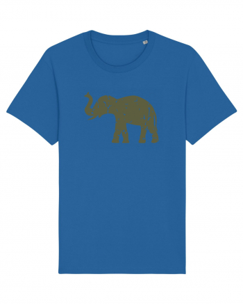 Camo Elephant Royal Blue