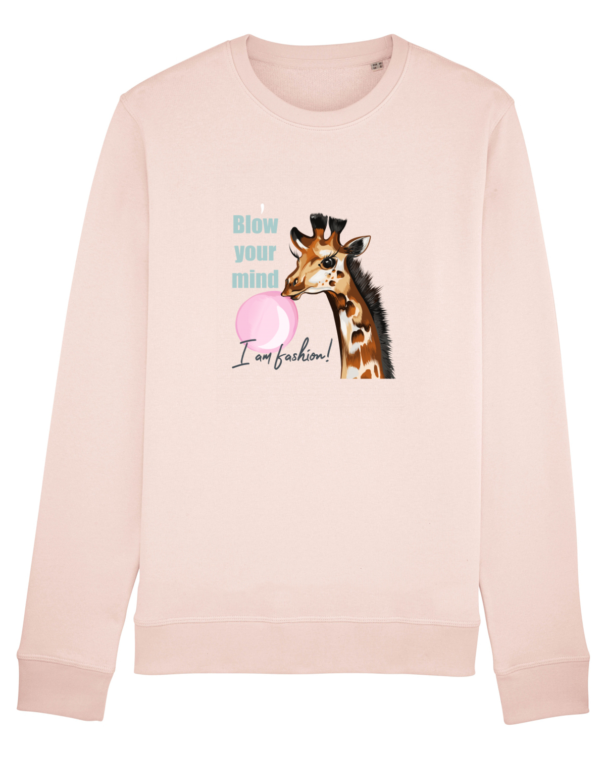 Bluză mânecă lungă Unisex Rise Candy Pink