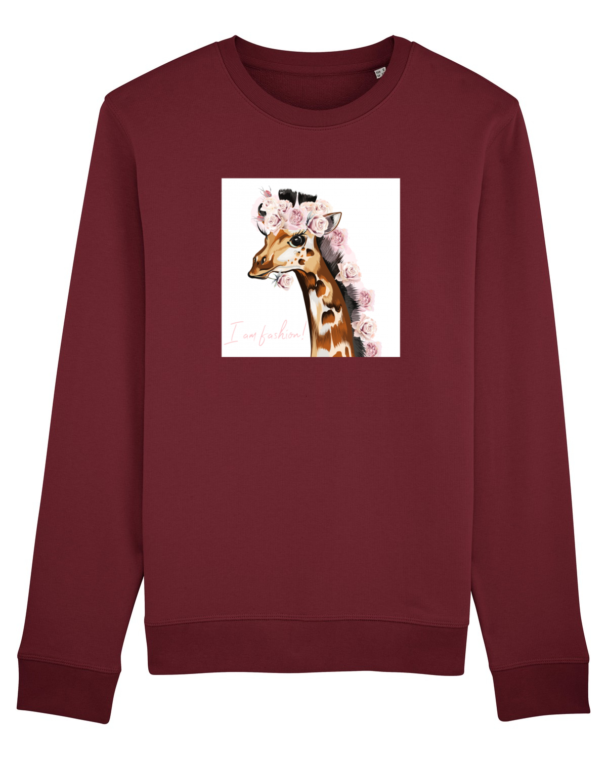 Bluză mânecă lungă Unisex Rise Burgundy