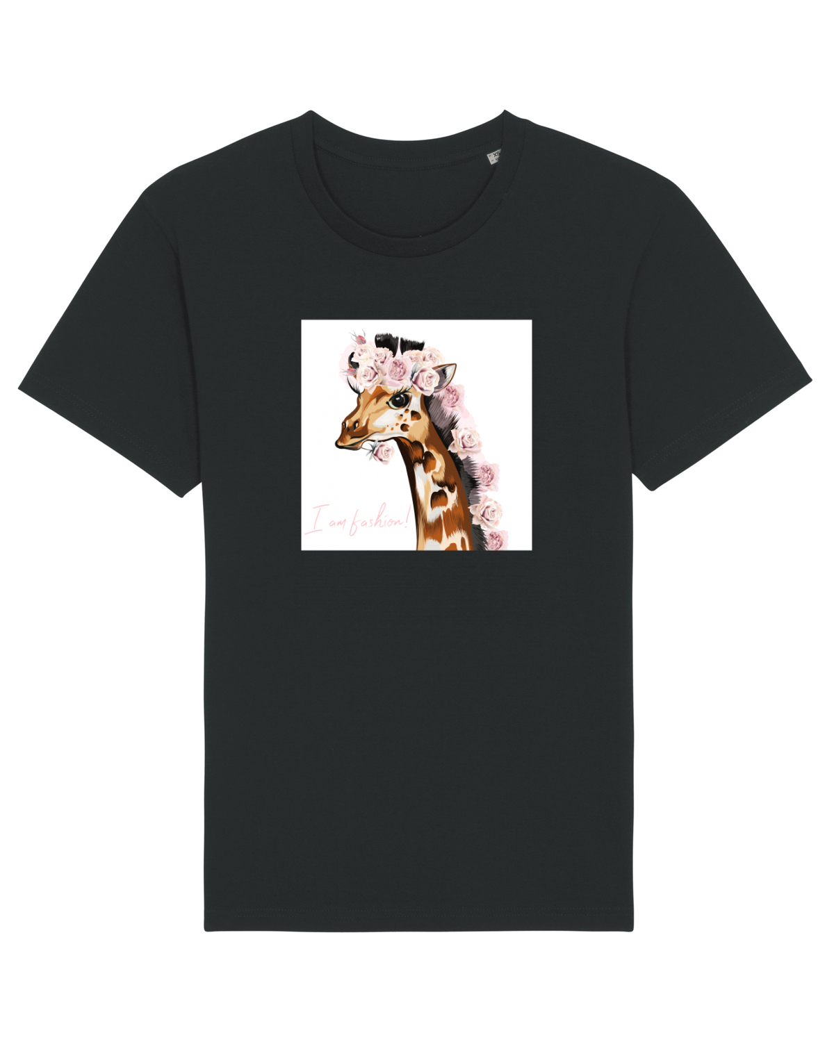 Tricou mânecă scurtă Unisex Rocker Black