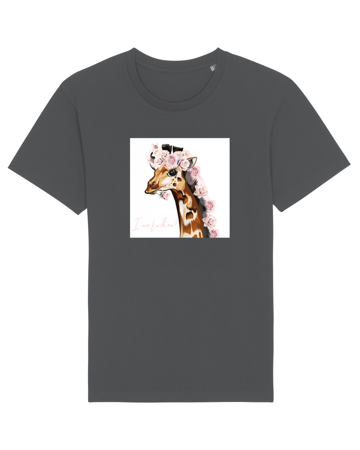 Tricou mânecă scurtă Unisex Rocker Anthracite