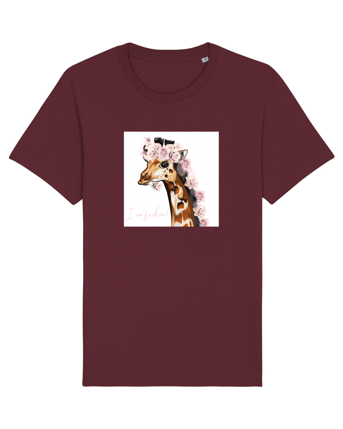 Tricou mânecă scurtă Unisex Rocker Burgundy