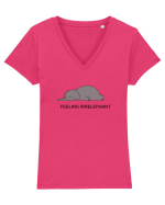 Feeling Irrelephant Tricou mânecă scurtă guler V Damă Evoker