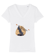 Great Danes Tricou mânecă scurtă guler V Damă Evoker