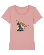 Great Danes Tricou mânecă scurtă guler larg fitted Damă Expresser