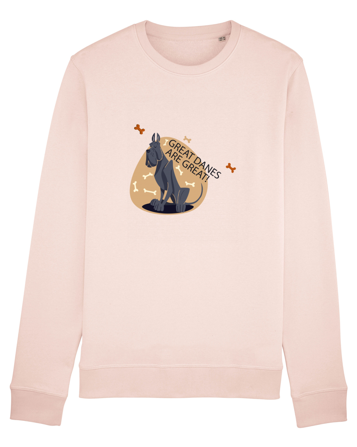 Bluză mânecă lungă Unisex Rise Candy Pink