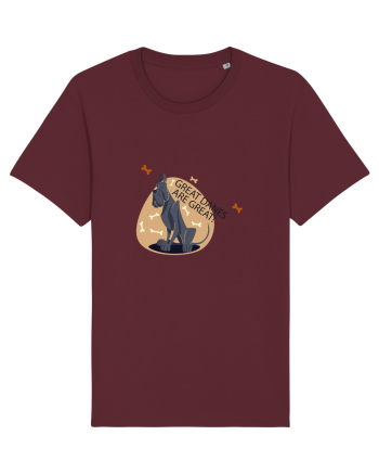 Great Danes Burgundy
