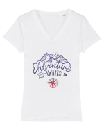 Adventure awaits Tricou mânecă scurtă guler V Damă Evoker