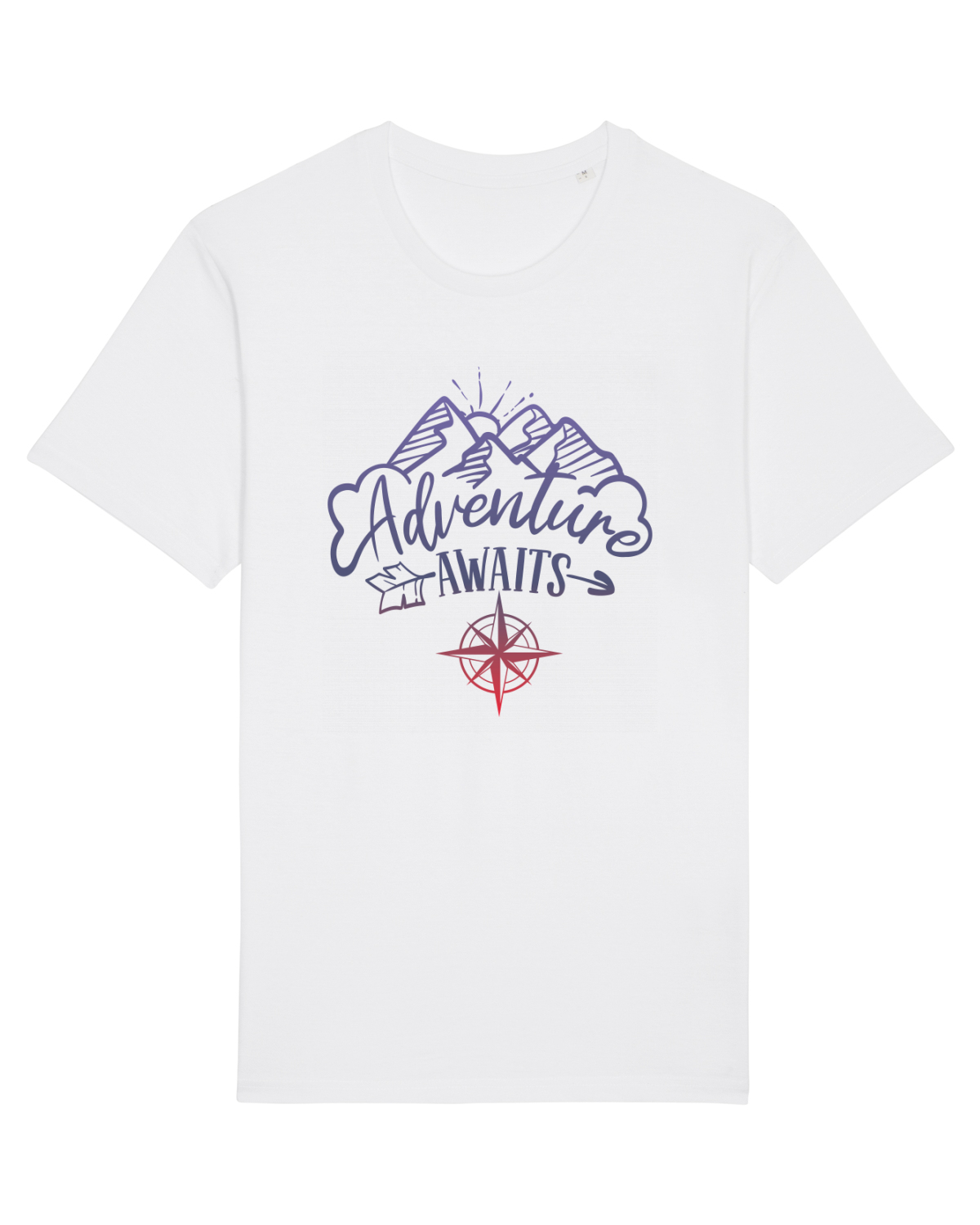 Tricou mânecă scurtă Unisex Rocker White