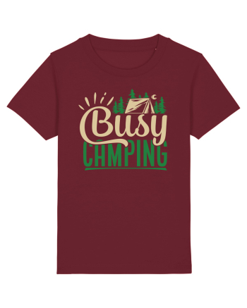 Busy camping Burgundy