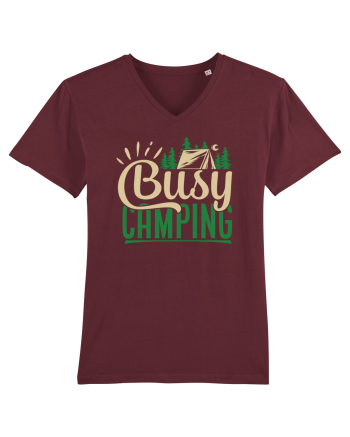 Busy camping Burgundy